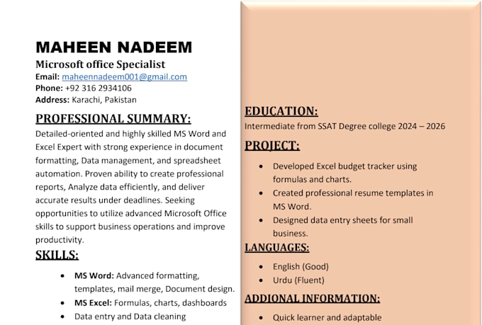 professionally format microsoft word documents